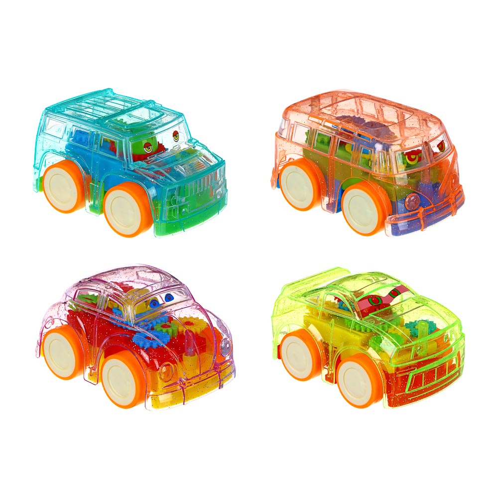 ИГРОЛЕНД Машинка с шестеренками 2хAG3 свет