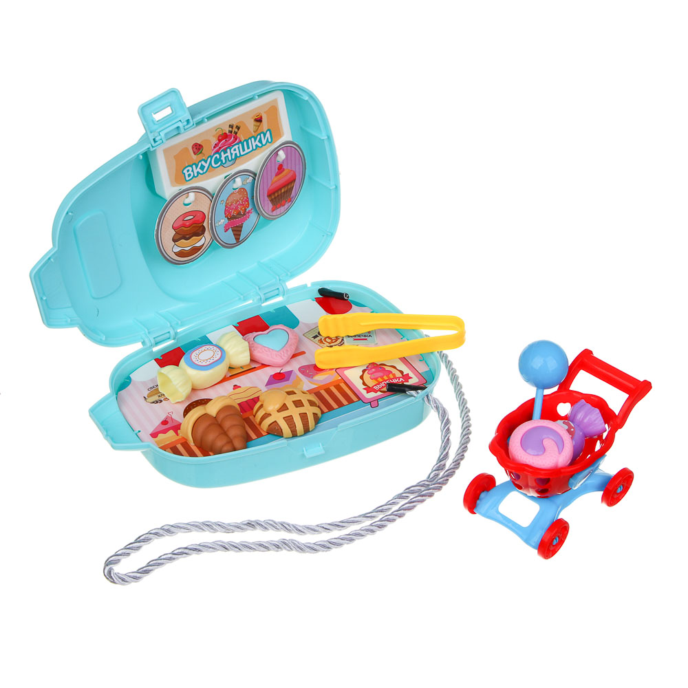ИГРОЛЕНД Набор игровой в чемодане , мини, РР, ABS, картон, 12*6*18,5см, 3 дизайна