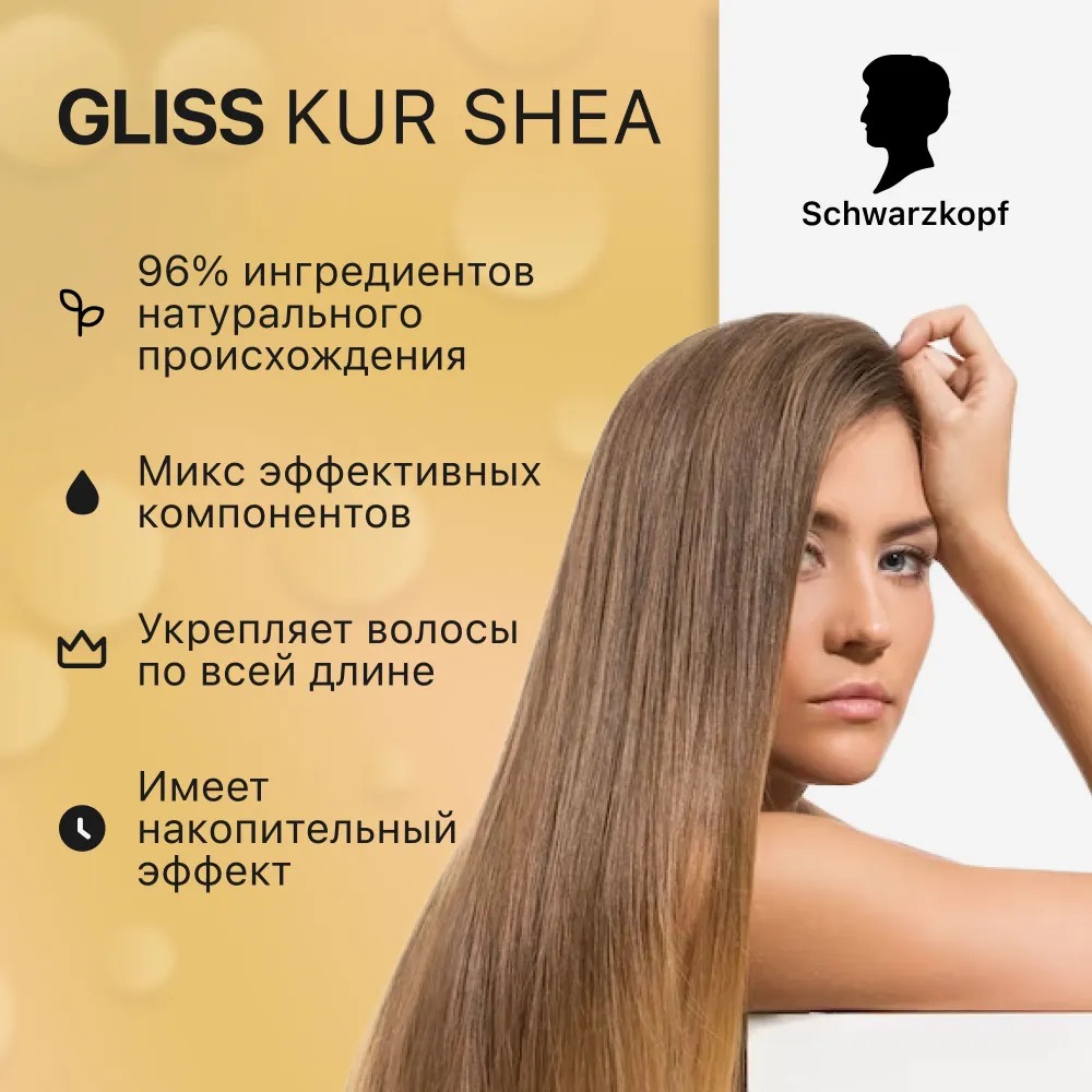 Gliss 4в1 восстанавливающая маска 400мл