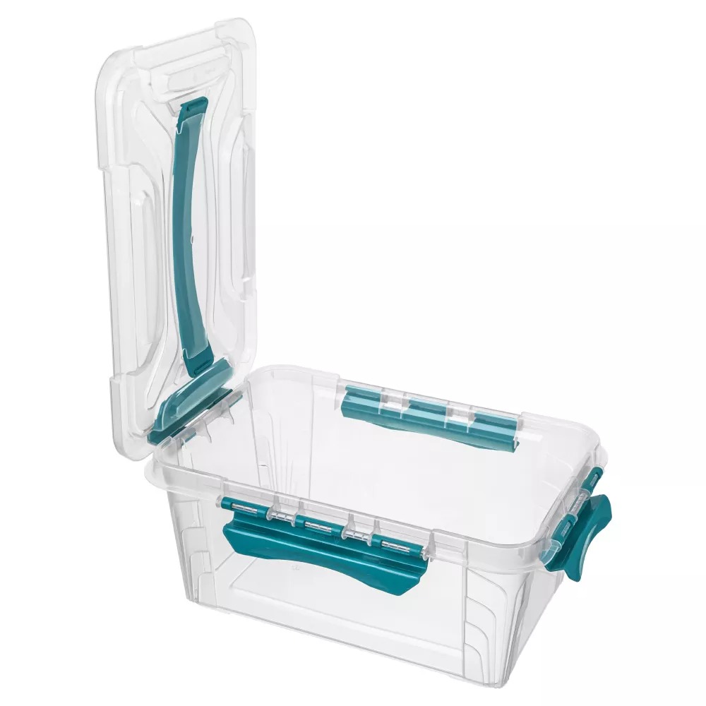 Ящик универсальный с замками и ручкой "Grand Box" 290*190*124мм 4,2л 4332001