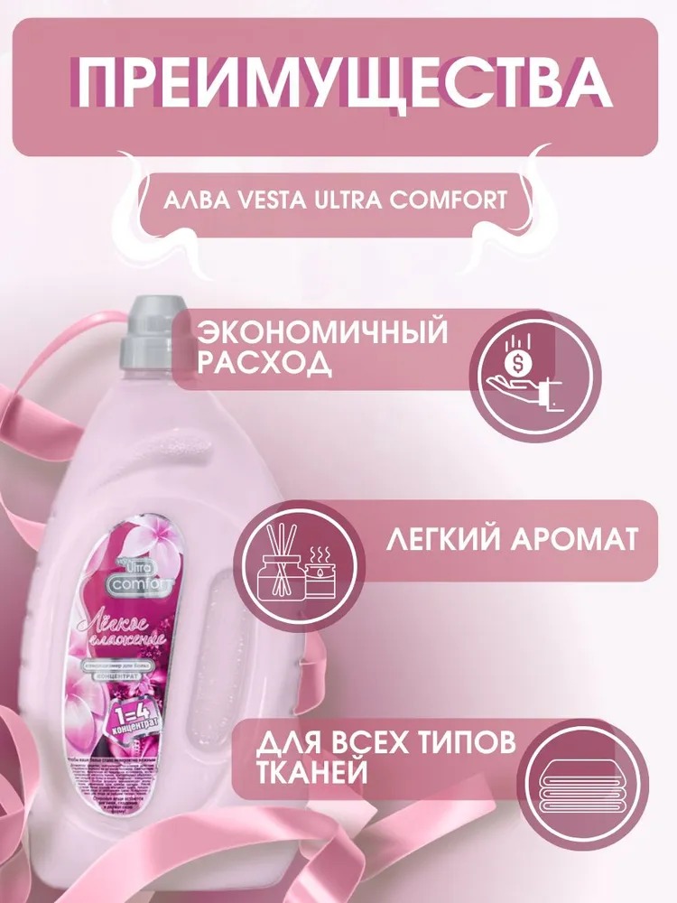 Vesta Кондиционер для белья Легкое глажение 2л