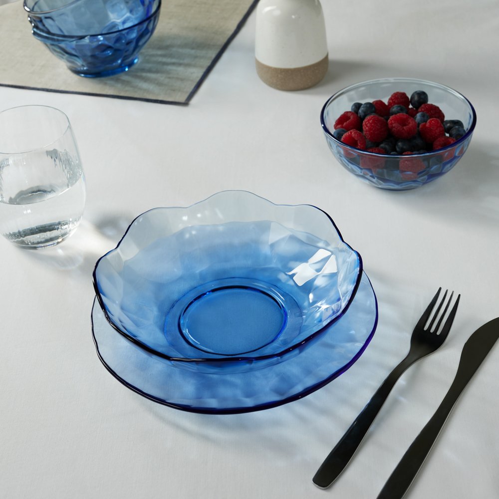 Fancy Diamond Тарелка глубокая 19см, стекло