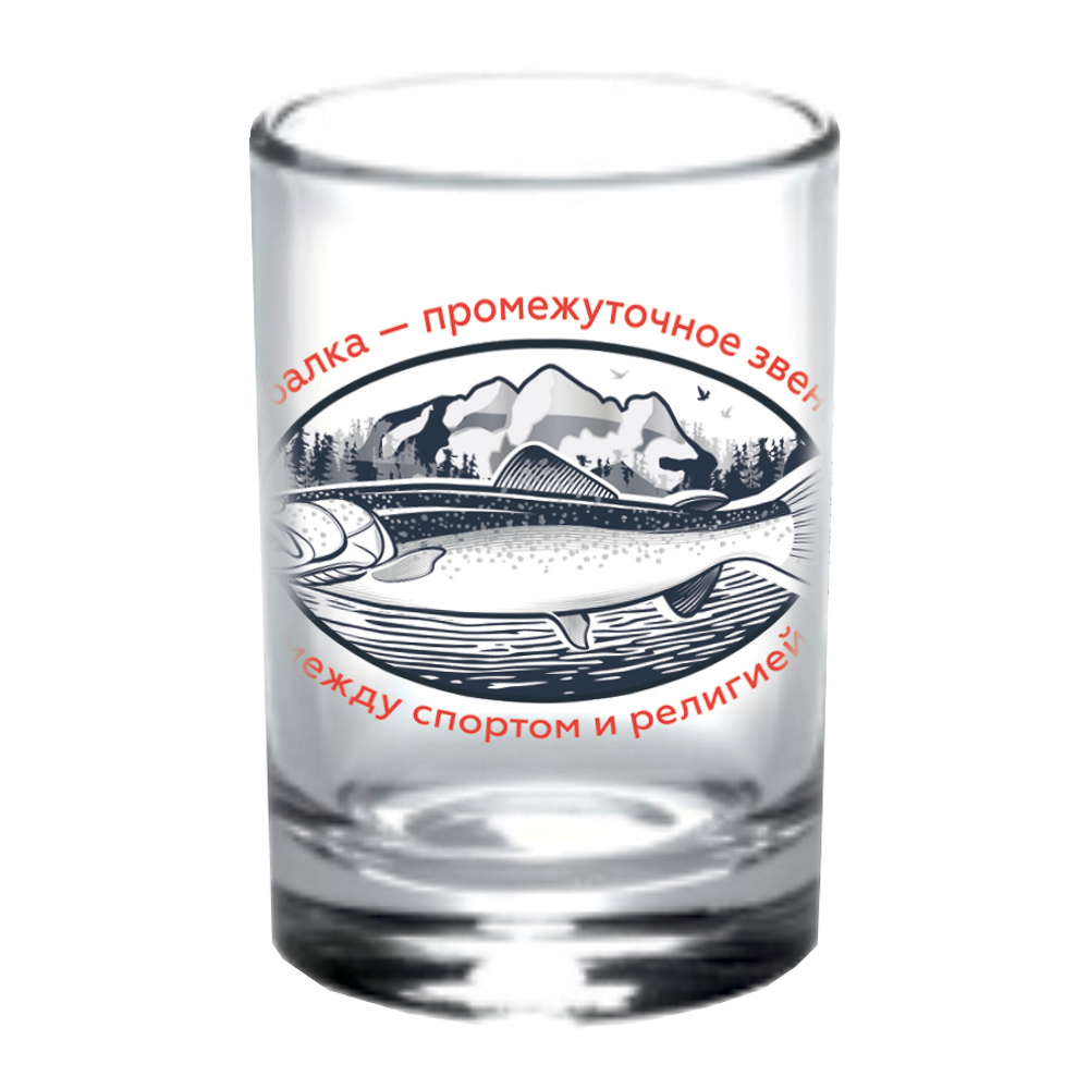 ОСЗ На рыбалке набор стопок гладких 6шт 50мл, стекло