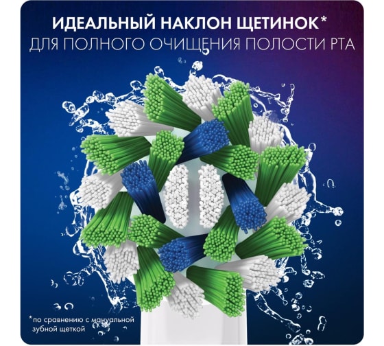 Насадки для электрической зубной щетки CrossAction EB50RB 4шт