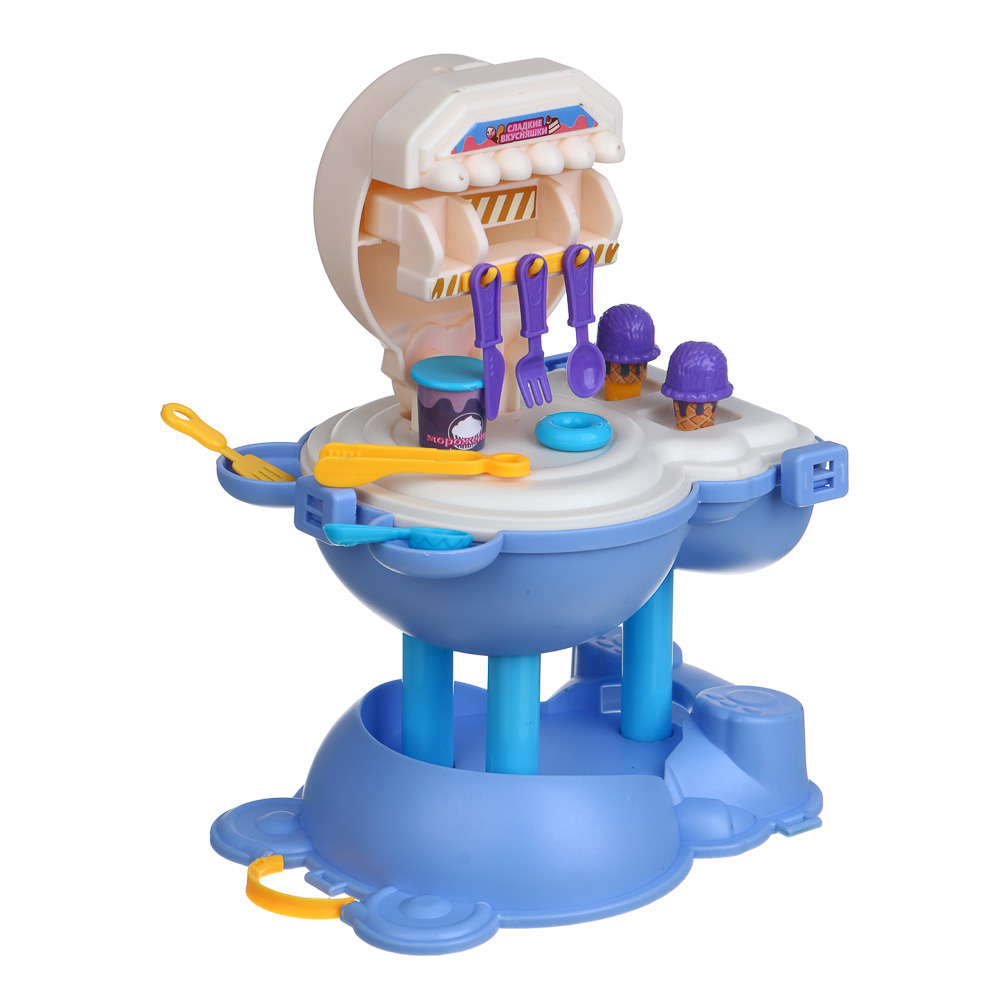 ИГРОЛЕНД Набор игровой кухня в чемоданчике РР 9,6*7,5*13см, 2 дизайна