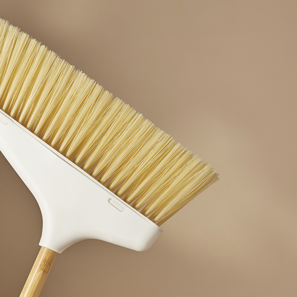 VETTA Набор для уборки: щётка + совок, пластик, молочный бамбук