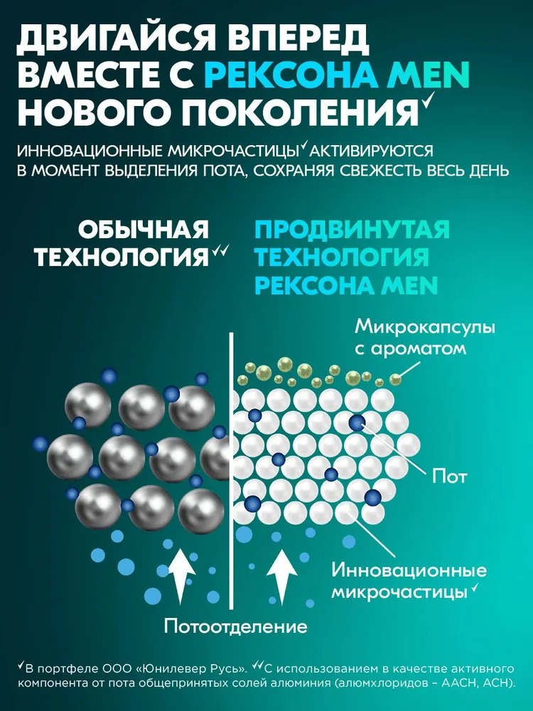 Rexona антиперспирант-карандаш мужской антибактериальный и невидимый на черном и белом 50мл