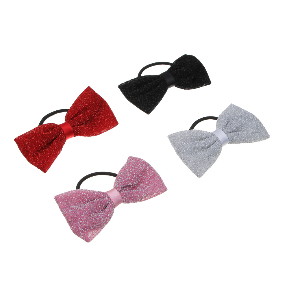 ЮНИLOOK Резинка для волос, d5см, полиэстер, 4 цвета, ACS-133нг ЮНИLOOK Резинка для волос, d5см, полиэстер, 4 цвета, ACS-133нг