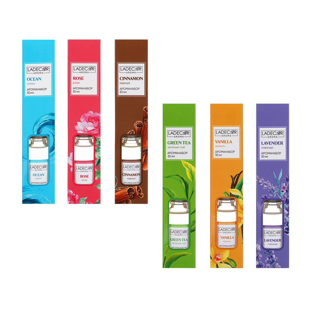 LADECOR Аромадиффузор с палочками 30мл