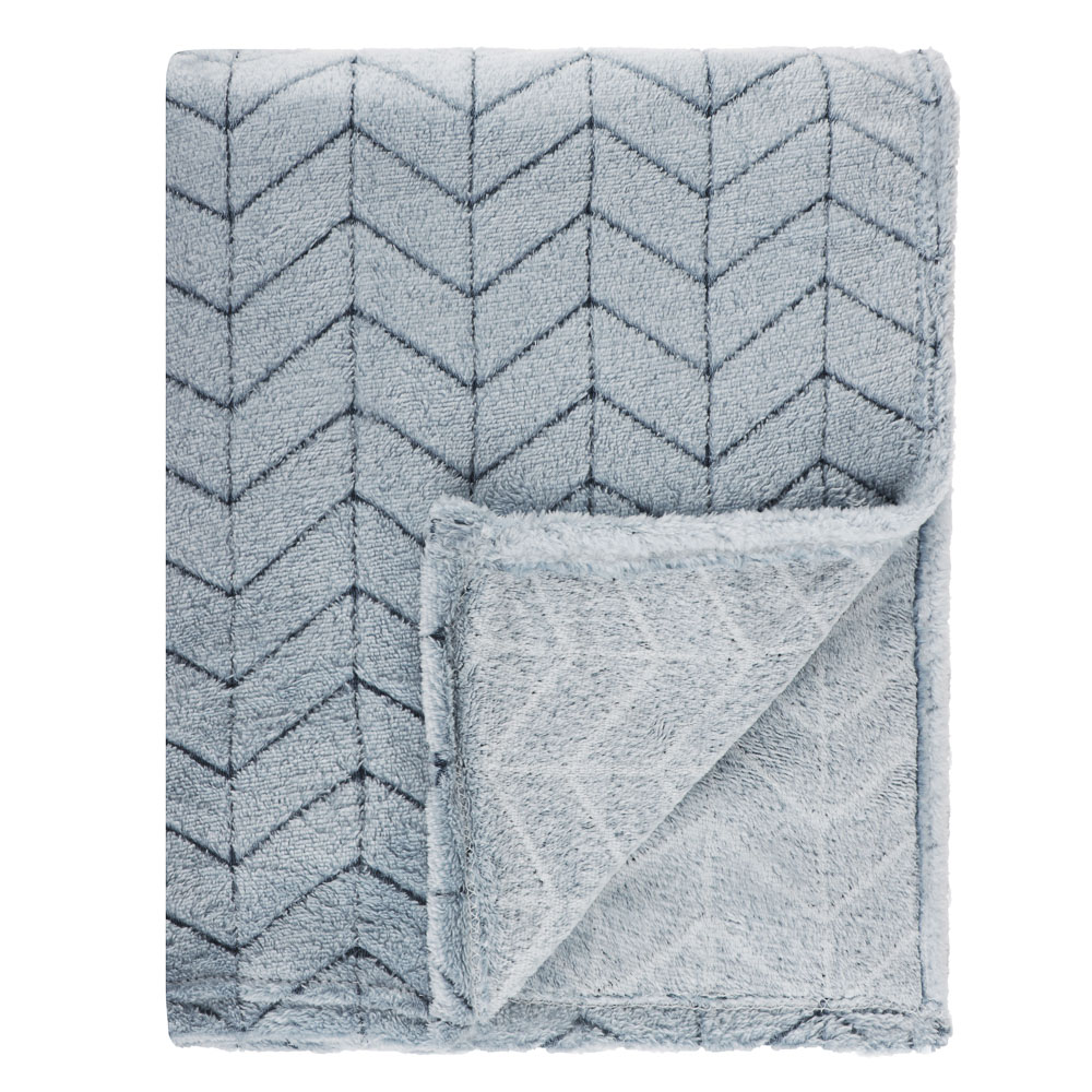 Provance Плед микрофибра 130*150см синий