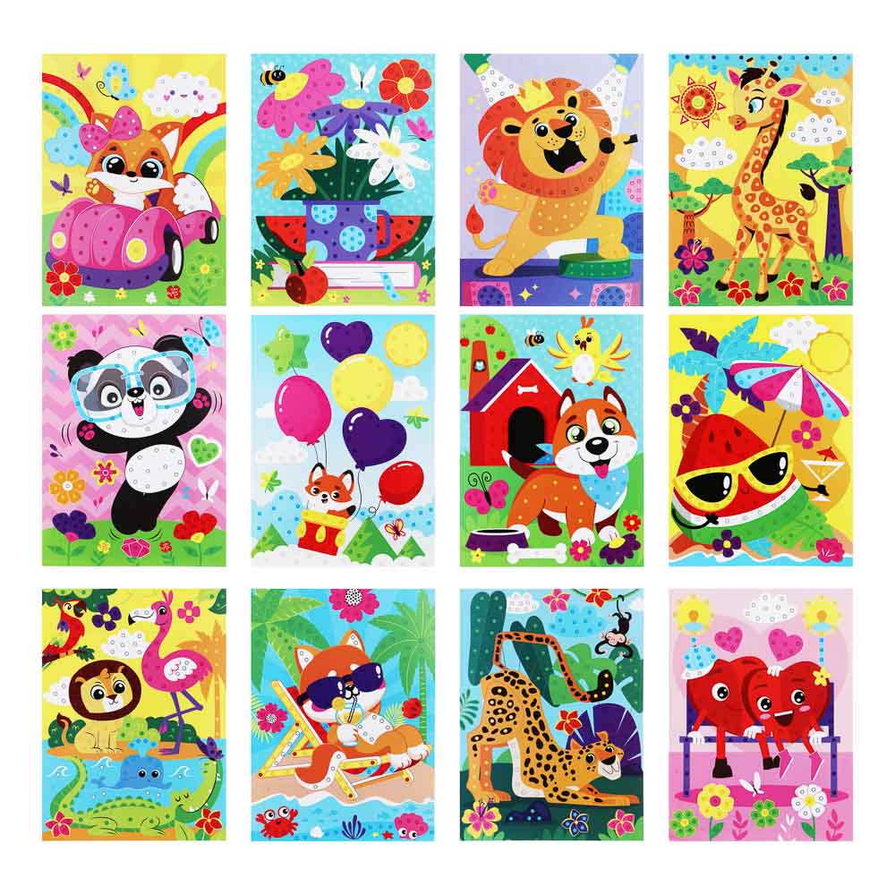 ХОББИХИТ Аппликации из страз "Микс"