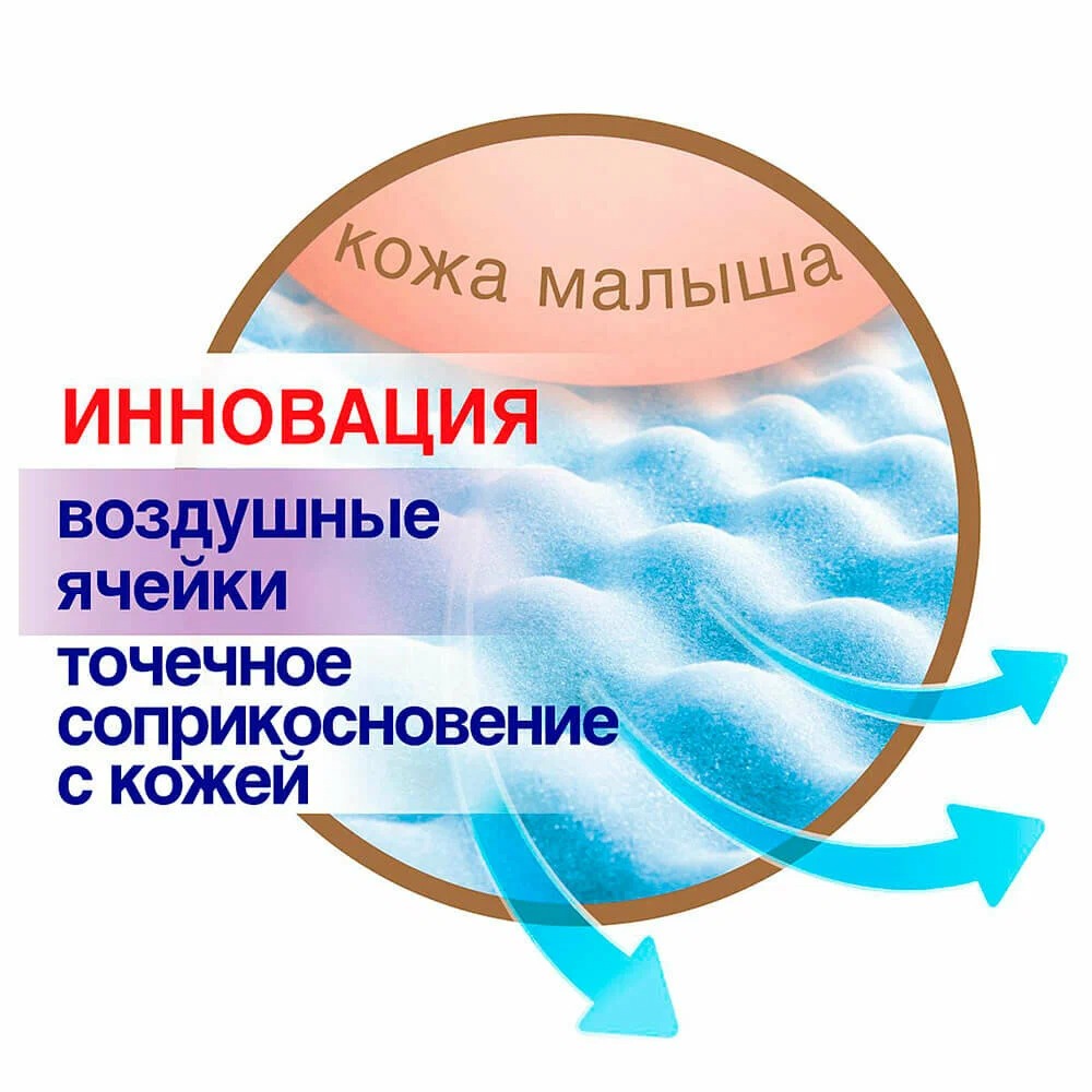 Солнце и луна подгузники Нежное прикосновение 3/M 4-9кг 14шт
