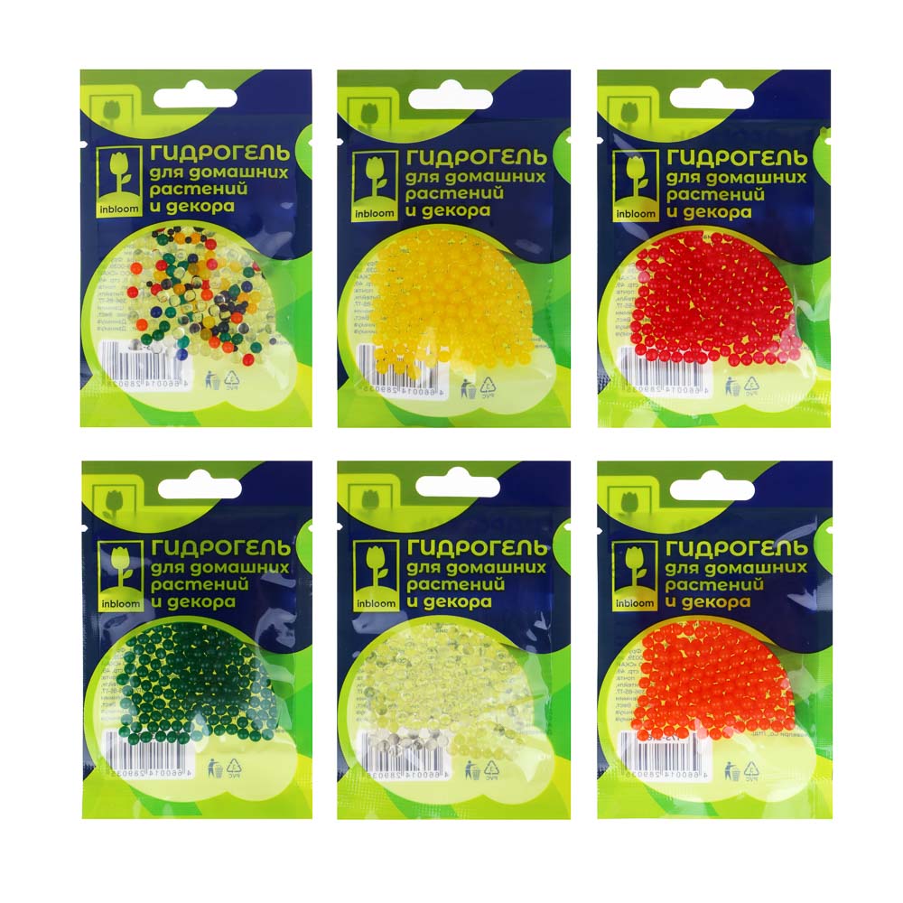 Растущие гелевые шарики 11,5*8см микс цветов