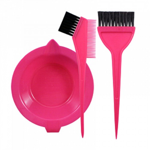 Набор для окраски волос (ванночка+2 кисти),ассорти 306006