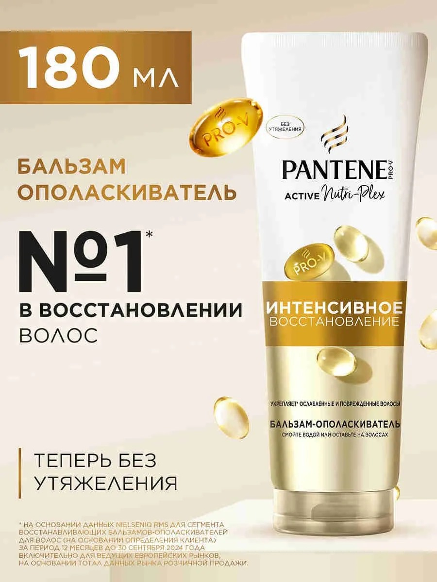 Pantene ProV Интенсивное восстановление (шампунь 250мл+бальзам-ополаскиватель 180мл)