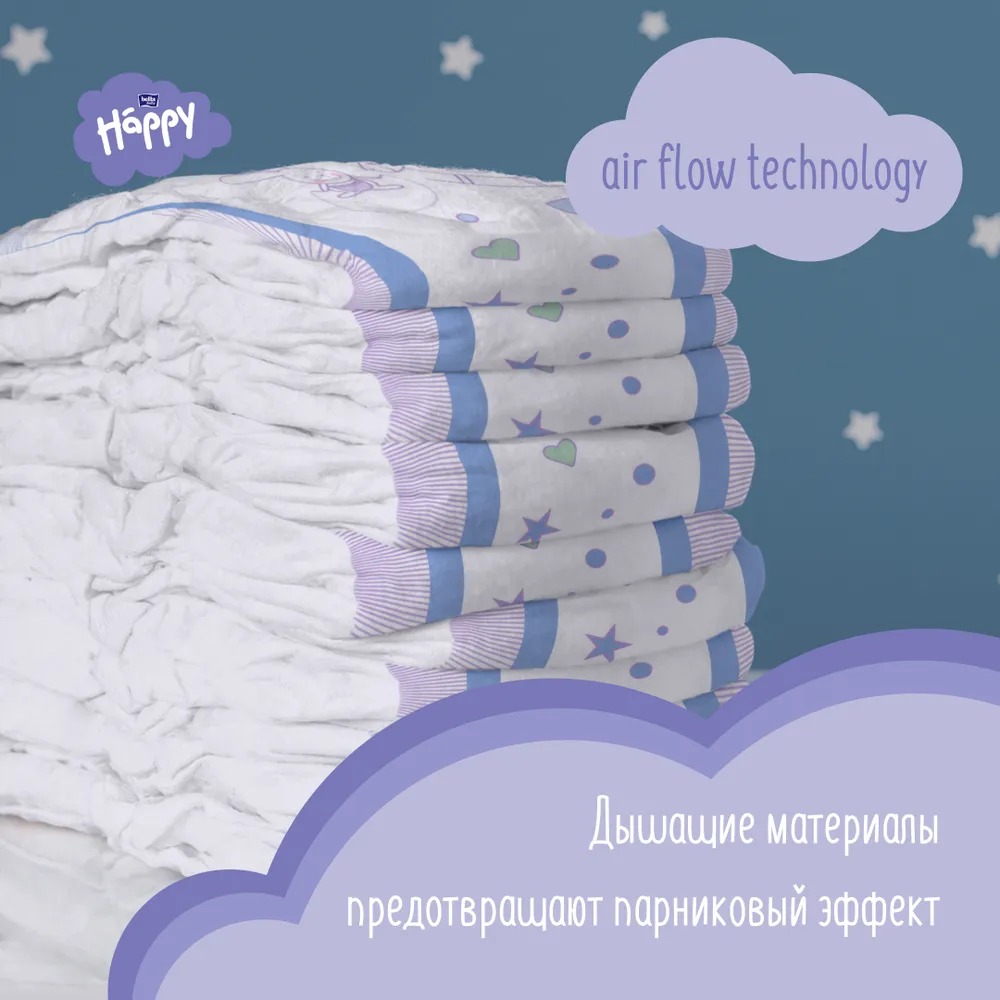 Baby Happy Midi трусики 6-11кг /14шт 3786