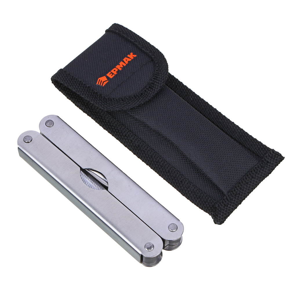 Инструмент многофункциональный тм ЕРМАК, 15 функций, 15см, нерж.сталь