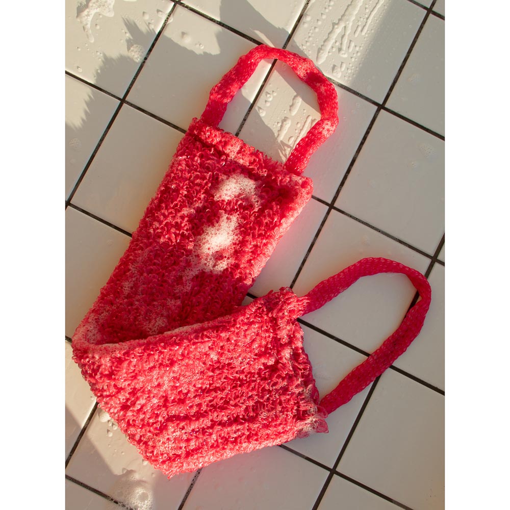 Мочалка банная с ручками эконом