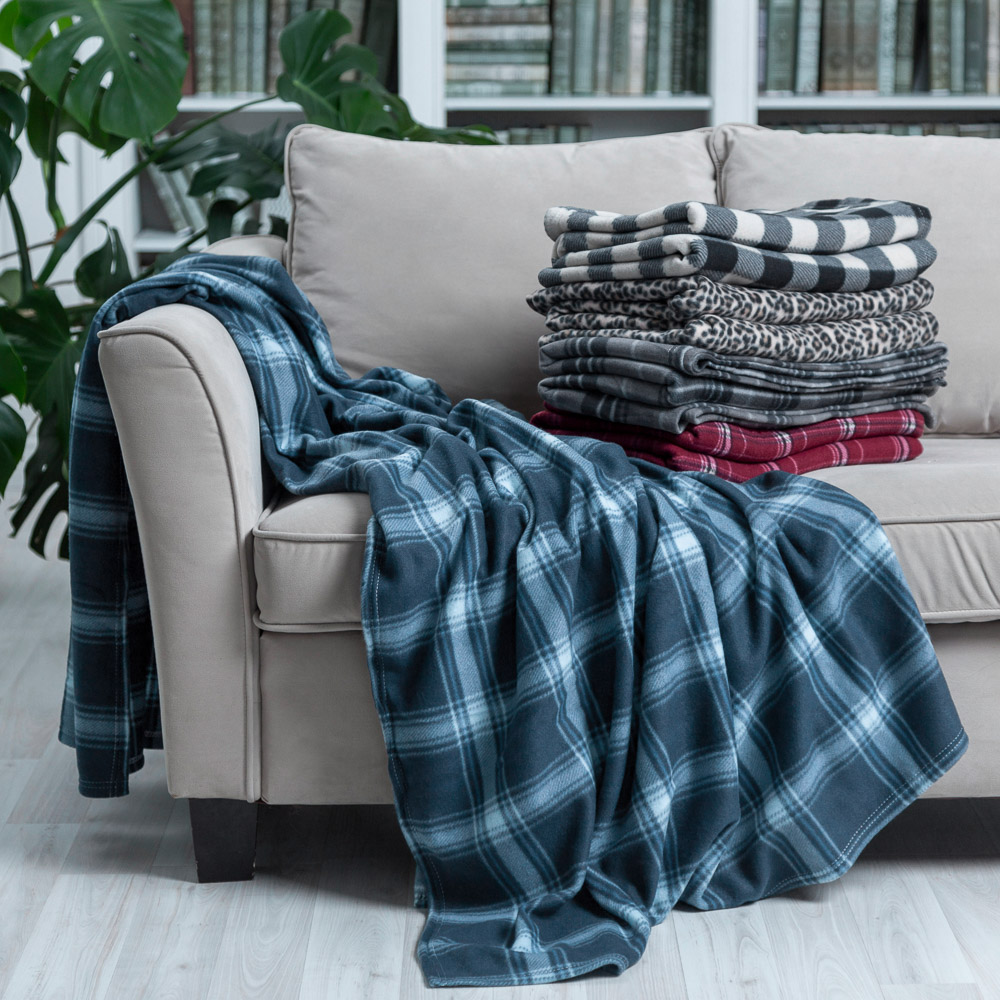 Provance Плед"Клетка",флис 180х200см