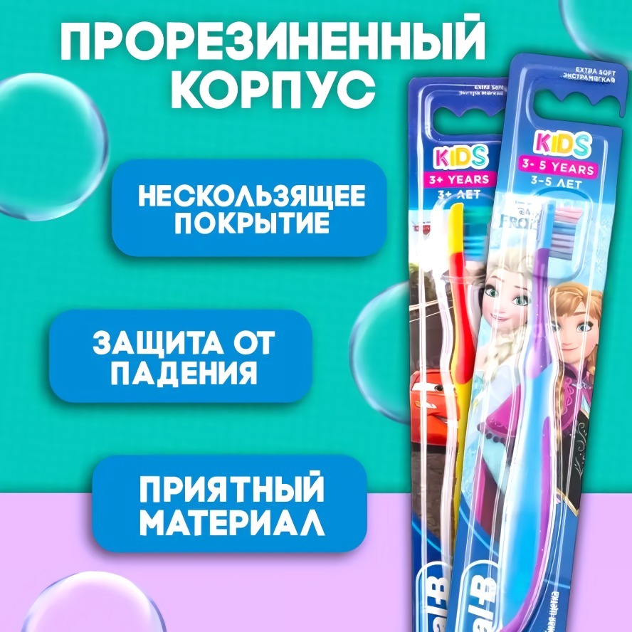 Зубная щётка Kids 3-5 лет мягкая Зубная щётка Kids 3-5 лет мягкая