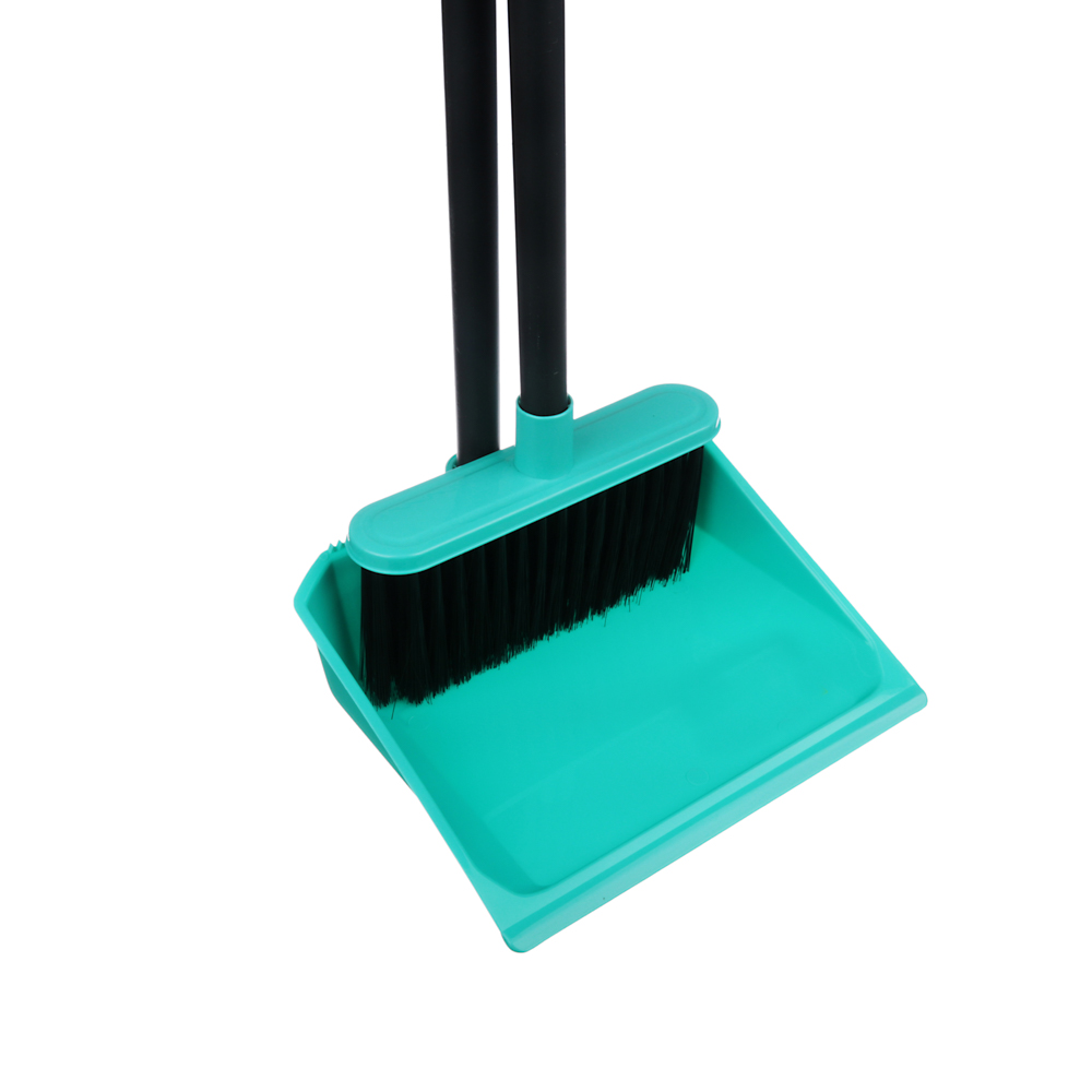 Набор для уборки с щеткой и совком тм VETTA Практик, пластик, 79х19х17см