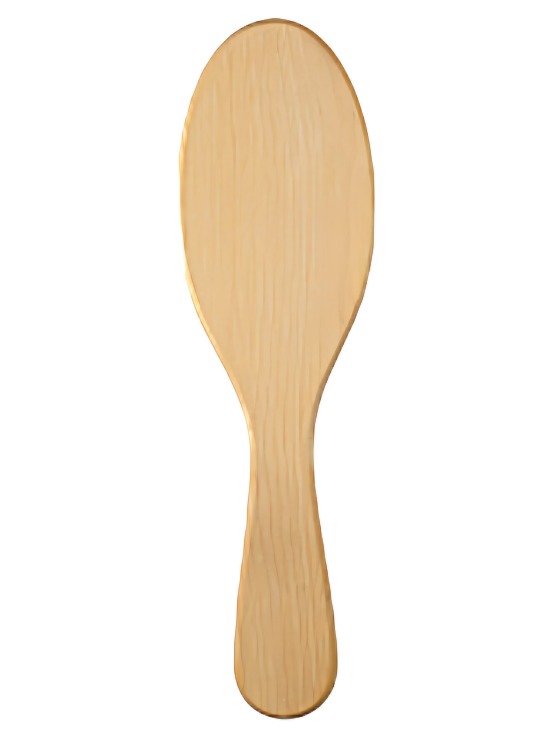 Расческа массажная 210 дерево,деревянные зубцы,прозрачная 210000