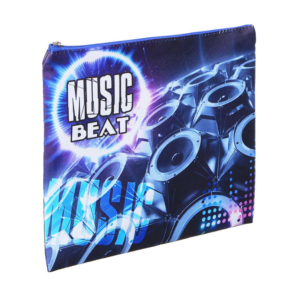 МЬЮЗИК БИТ Папка для тетрадей 24х20см для А5