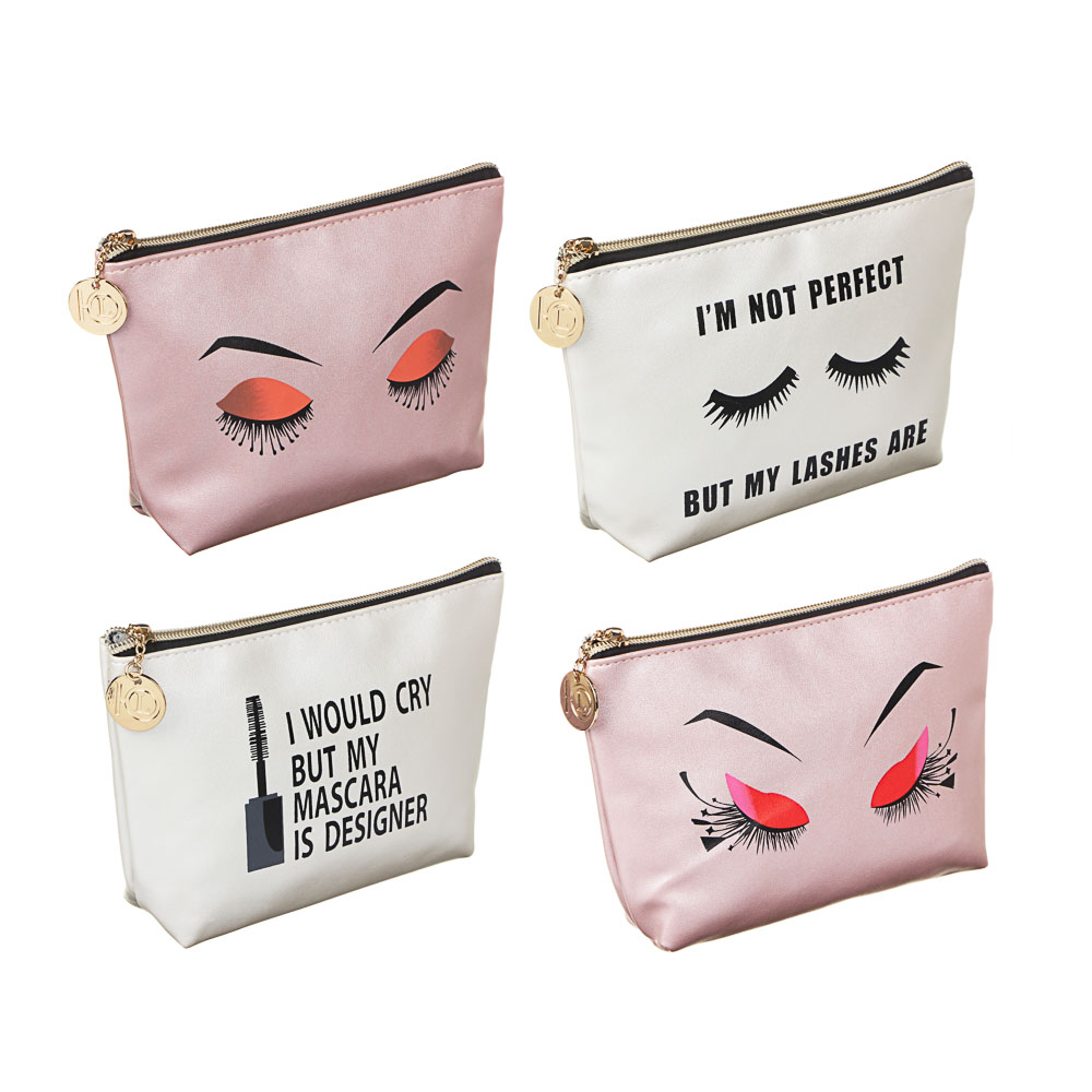 ЮL Косметичка ПУ 4 дизайна 20х13х5,5см