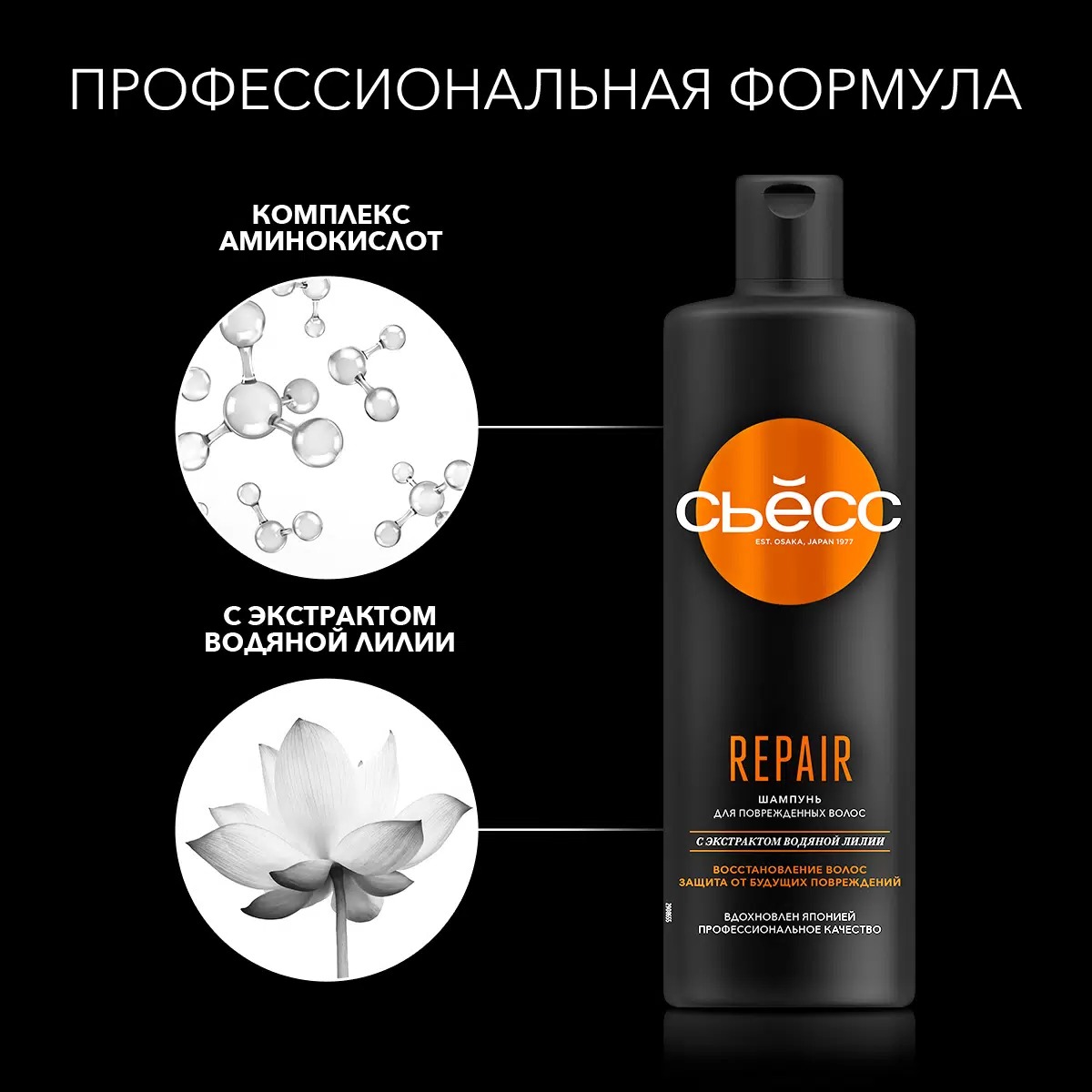 Syoss Repair шампунь 450мл