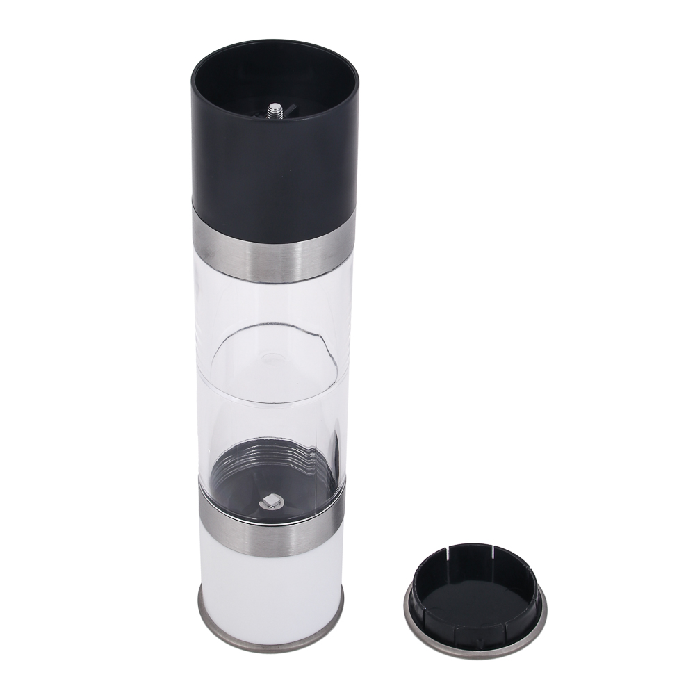 BY COLLECTION Мельница для специй, 2 в 1, два независимых механизма, 22см, алюминий/пластик