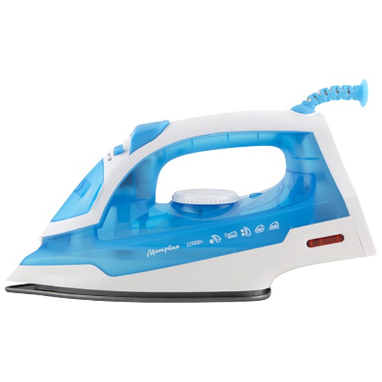 Утюг Матрёна MA-046 голубой 2200Вт тефлоновая подошва