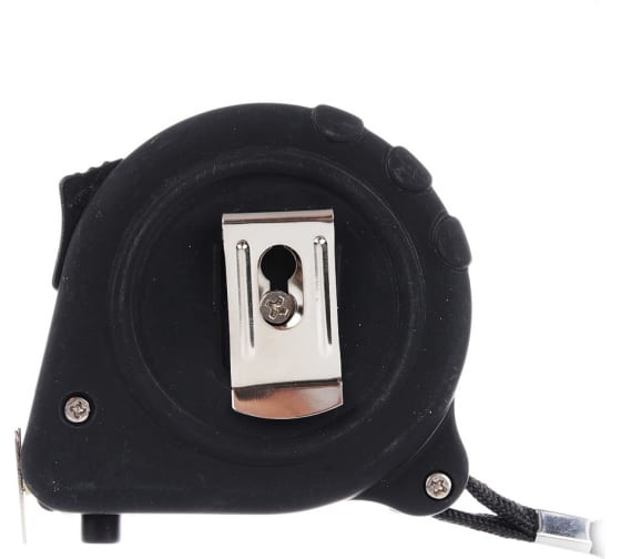 Ермак Рулетка 5м, 3 фиксатора "Черная" 