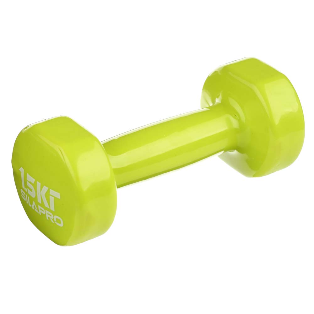 SILAPRO Гантель с виниловым покрытием 1.5кг 