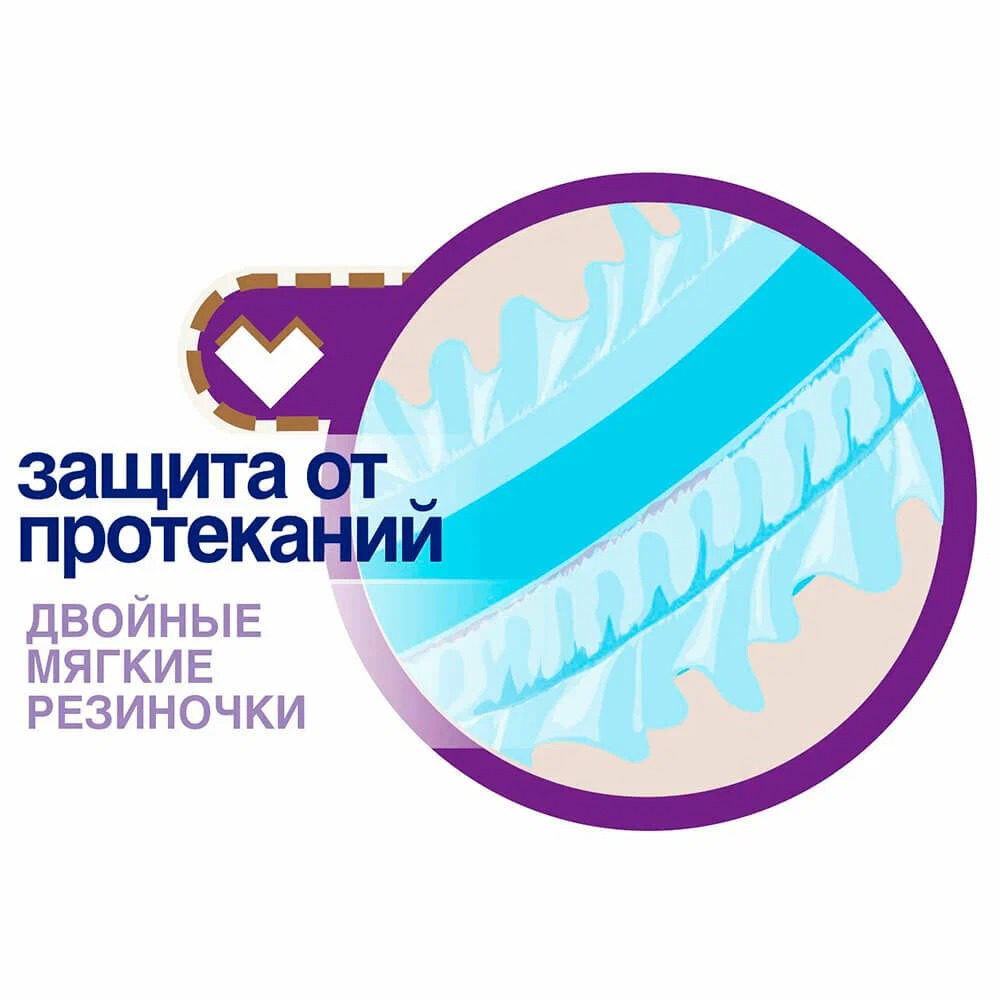 Солнце и луна подгузники-трусики Нежное прикосновение 5/XL 13-20кг 40шт