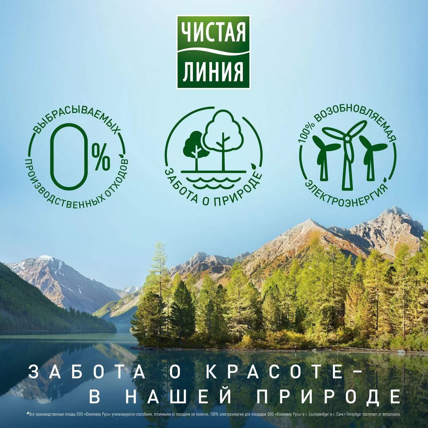 Чистая Линия шампунь-уход 400мл  (Березовый, для всей семьи)