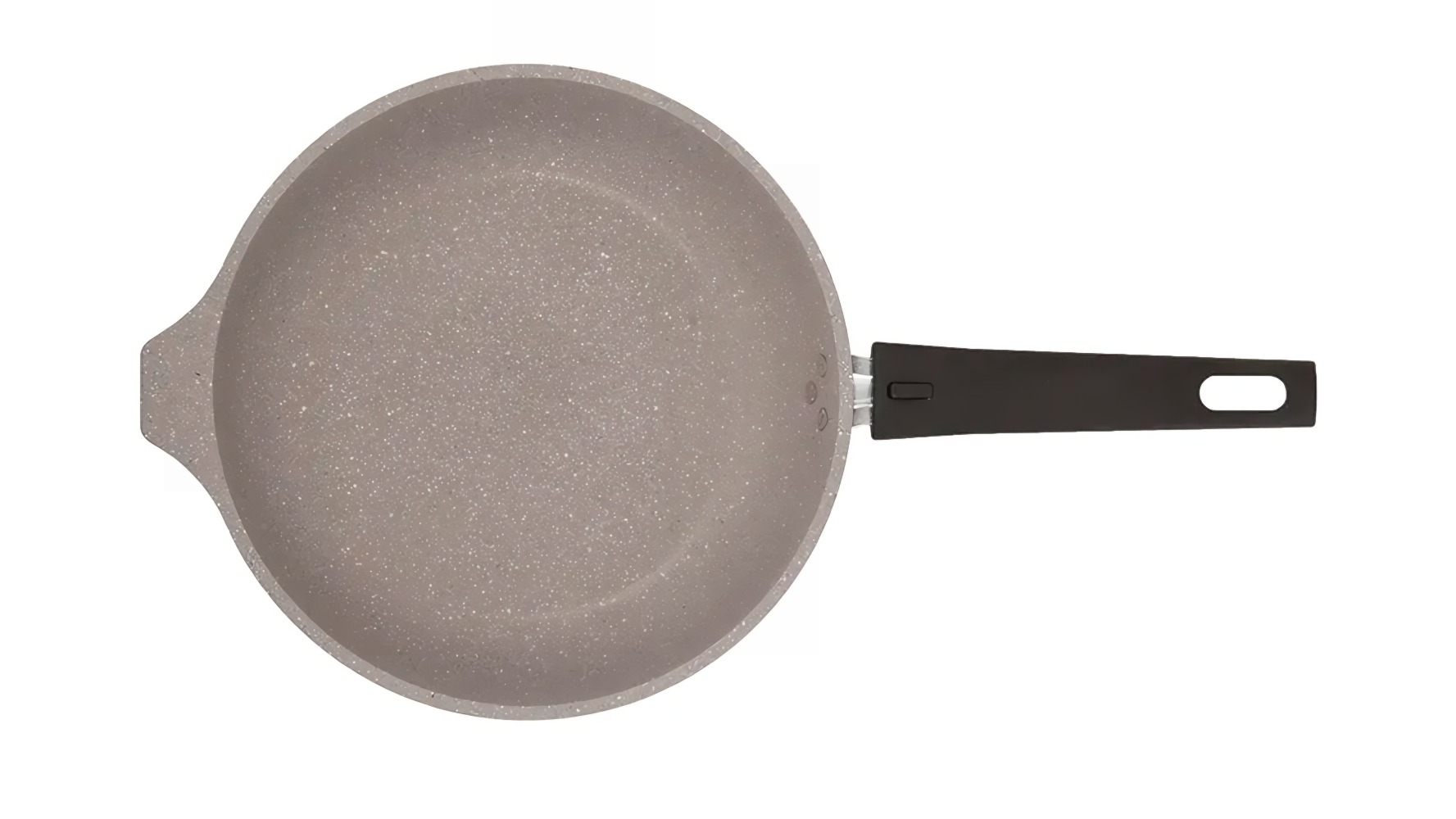 Сковорода Мраморная съем.ручка а/п светлый мрамор 240/60мм смс246а