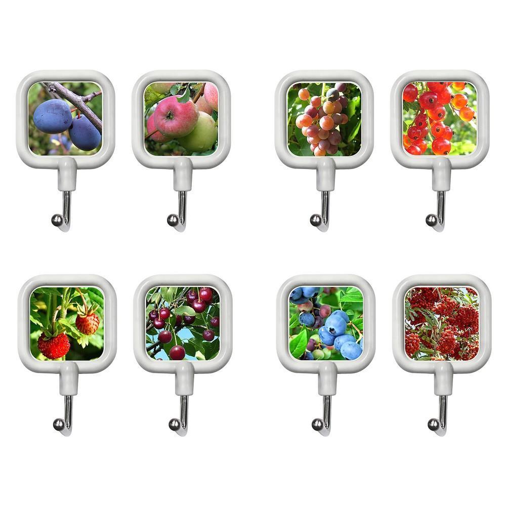 Набор из 2-х крючков "Фрукты-фото" SM27-25