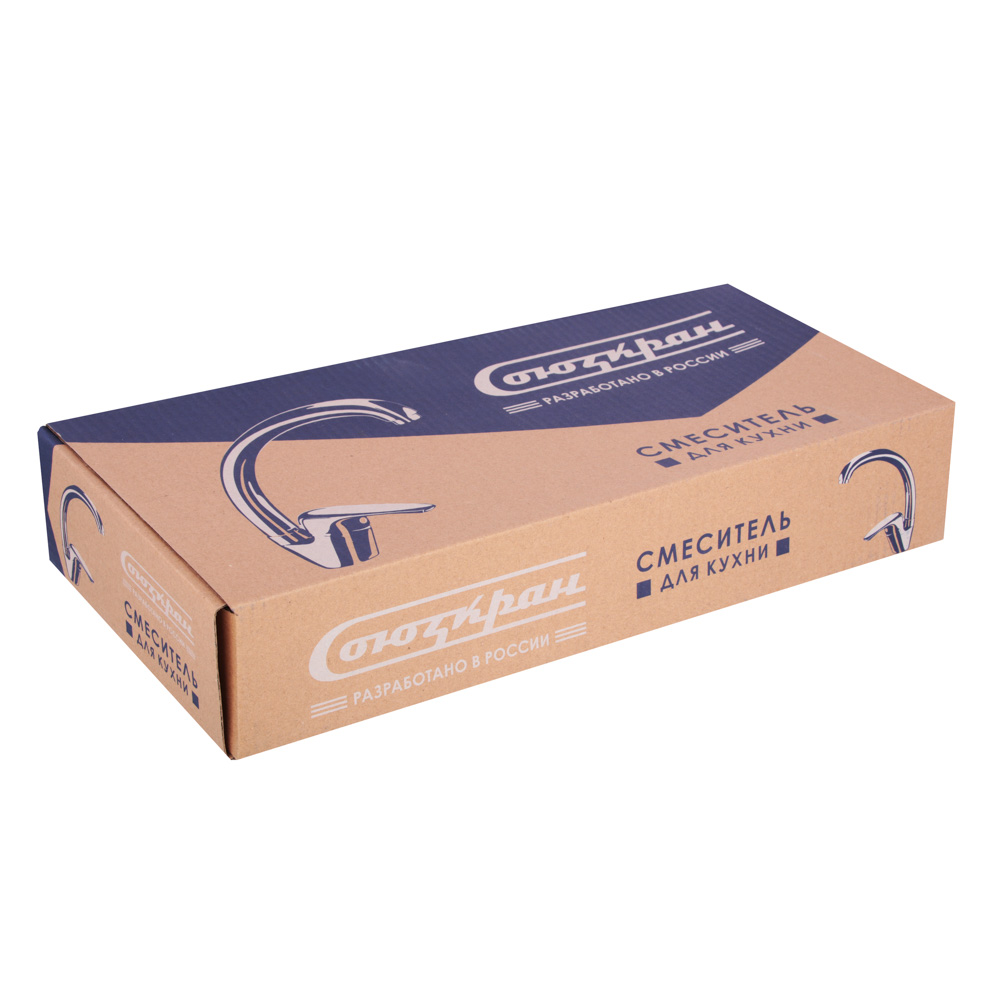 СоюзКран Смеситель д/кухни гибкий излив SK01-F128