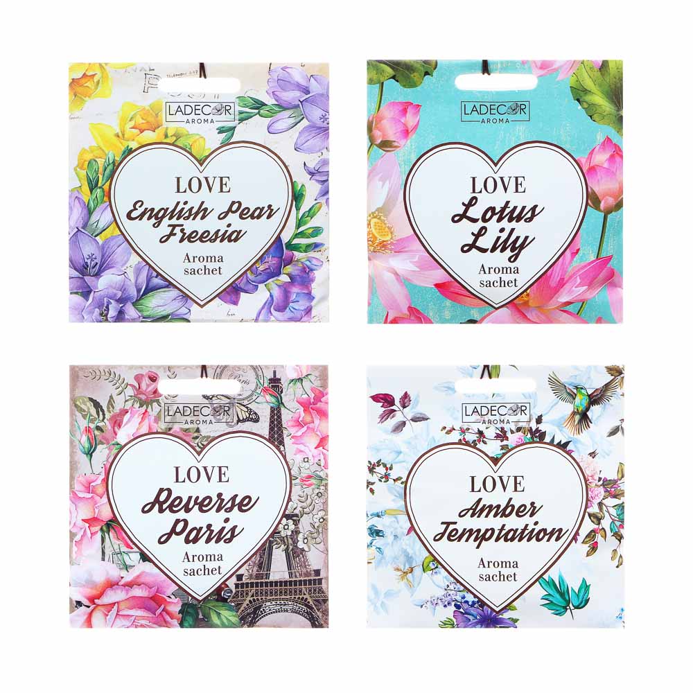 LADECOR Аромасаше с ароматом любви10г 