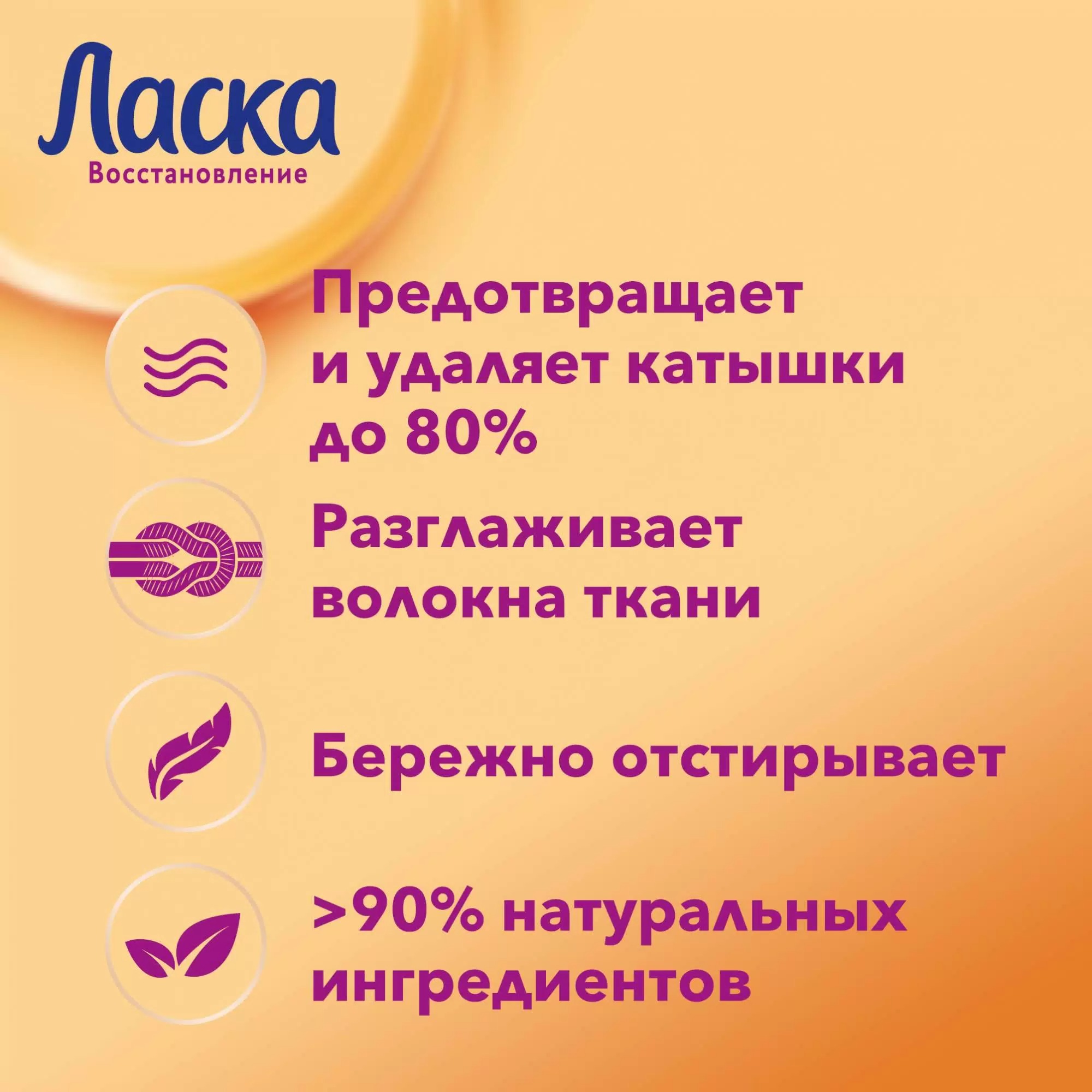 Ласка Уход и восстановление для стирки 1000мл