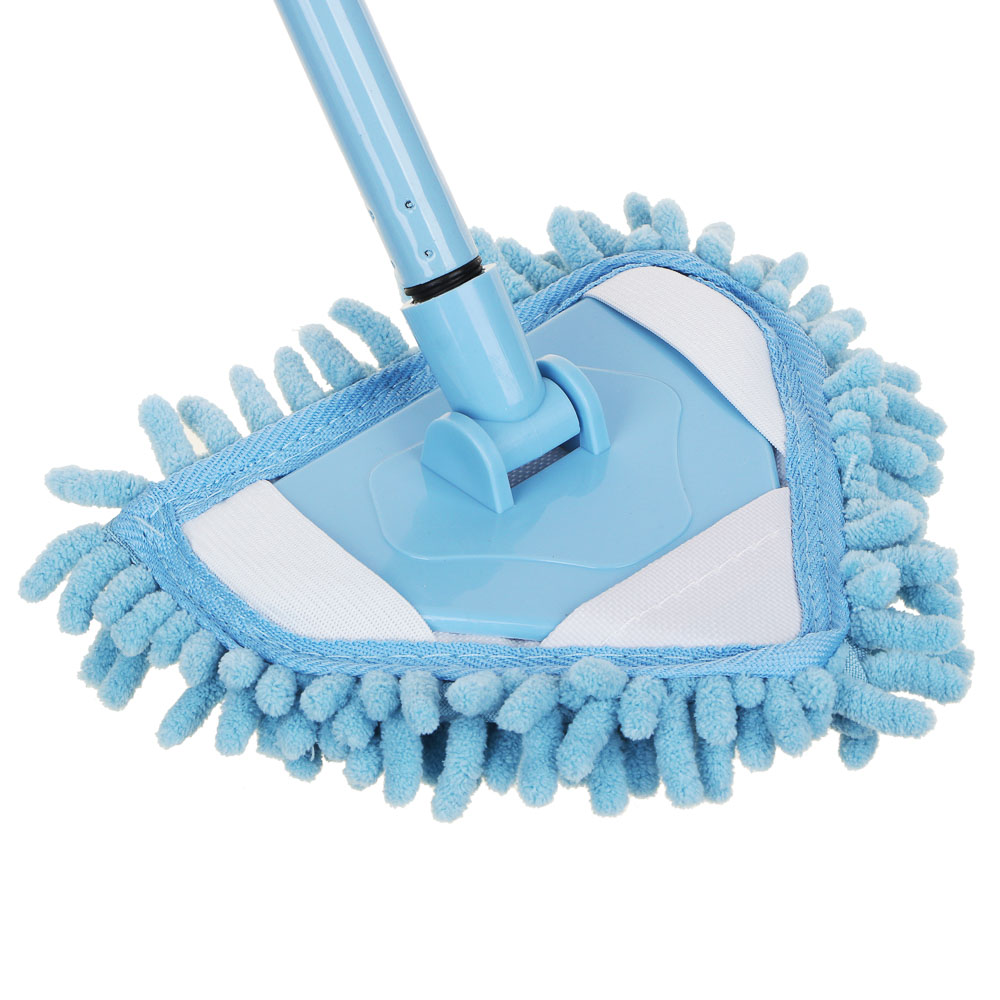 VETTA Швабра треугольная, h78см, 12,5х10см, с доп насадкой, полиэстер, железо, полипропилен, 3 цв..