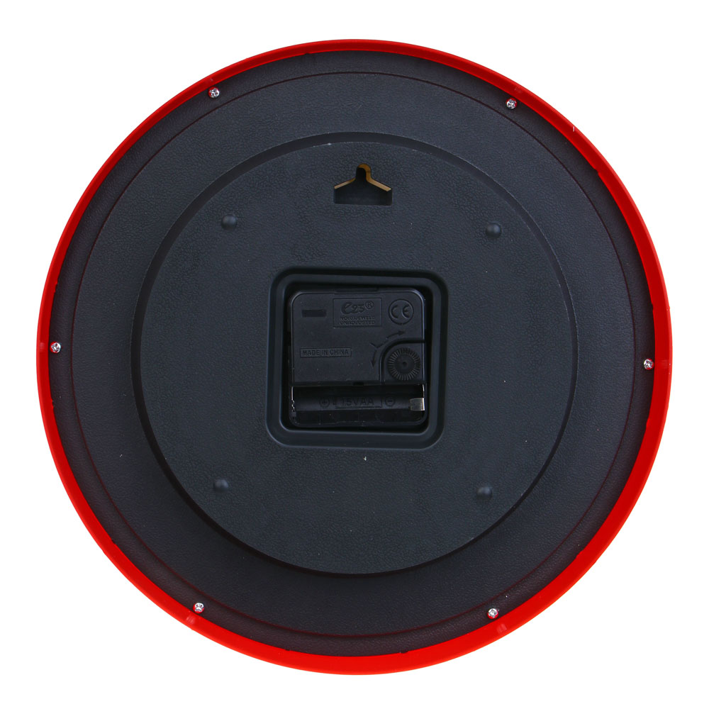 Часы настенные, пластик, 25 см, 3 дизайна, ЧН-2