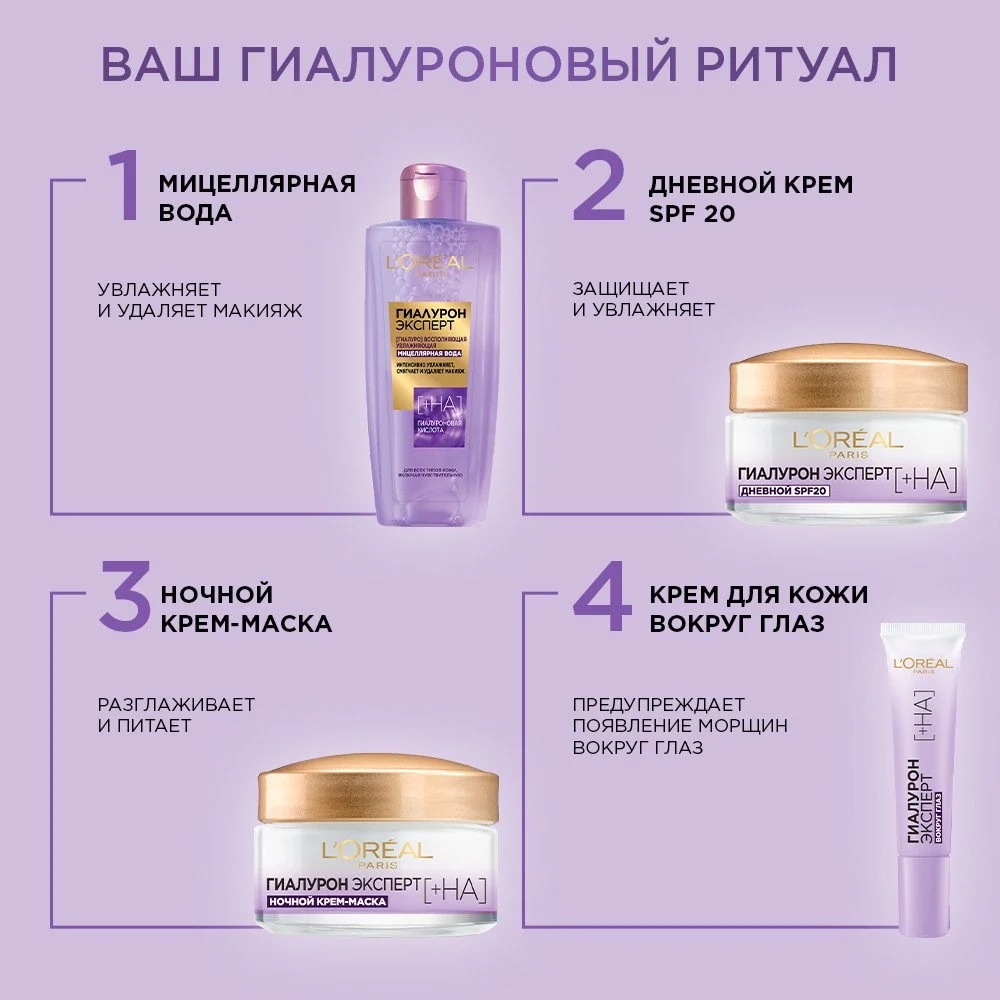 DE Гиалурон Эксперт ночной крем-маска д/лица 50мл  A9937500