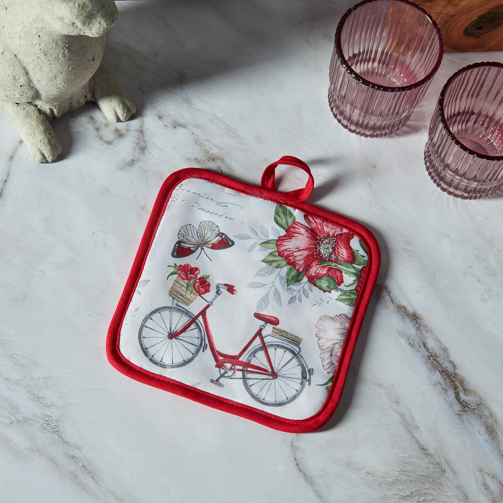 PROVANCE Маковое поле Прихватка, 100% полиэстер, 17х17см