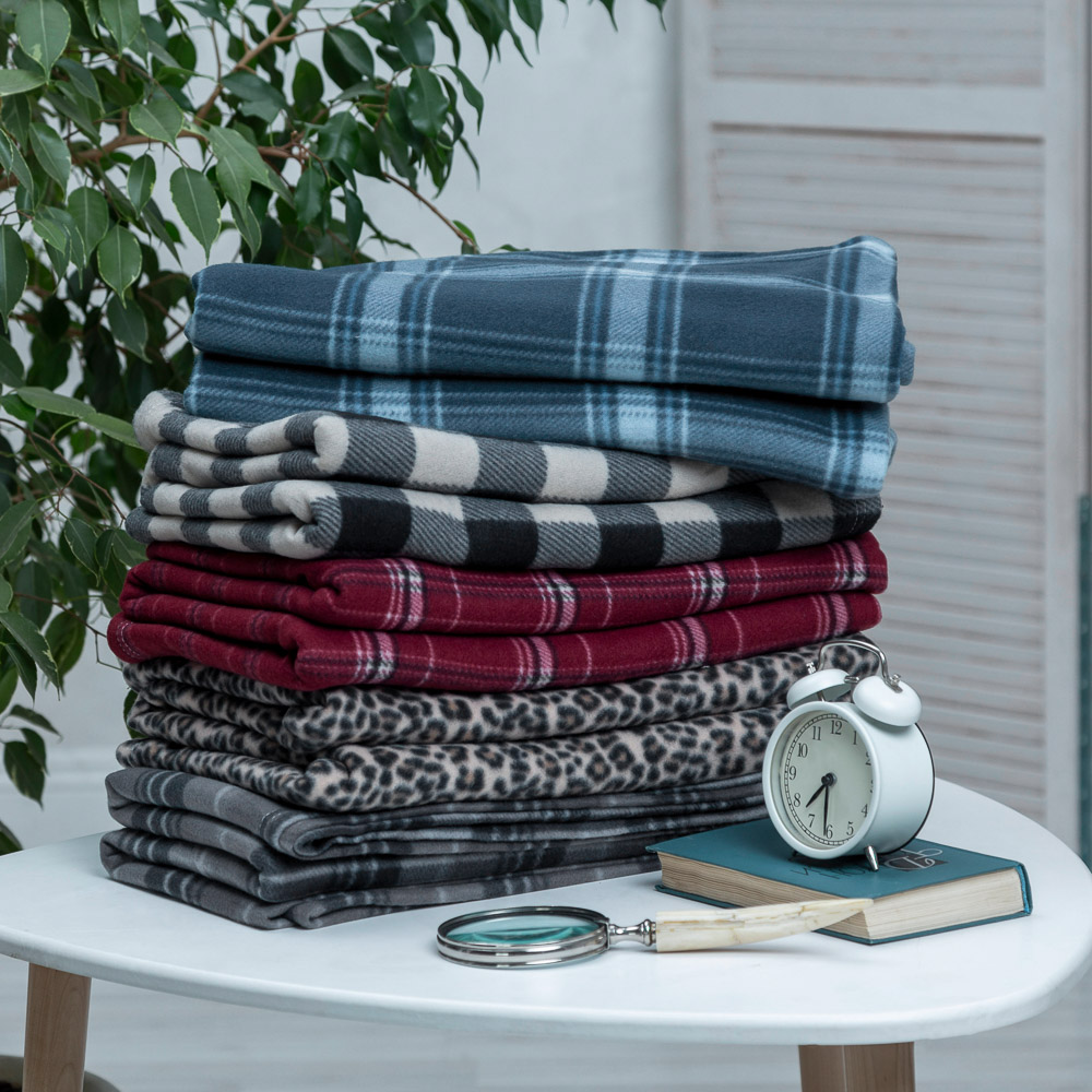 Provance Плед"Клетка",флис 180х200см