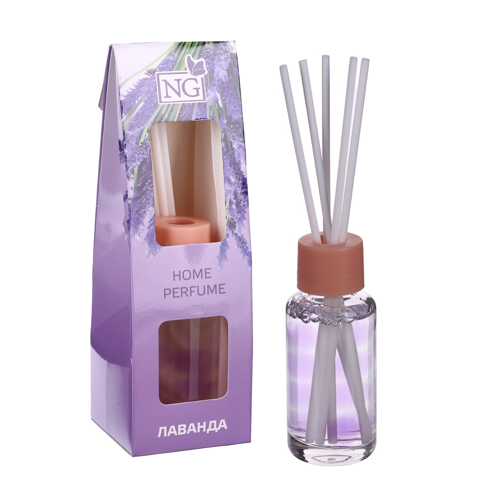 NEW GALAXY Ароматизатор диффузор с палочками(бабл гам,ваниль,океан,лаванда,цитрус,корица) 35мл 