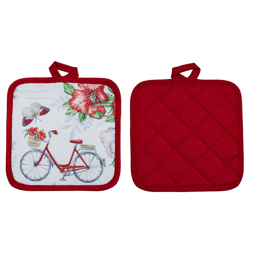 PROVANCE Маковое поле Прихватка, 100% полиэстер, 17х17см