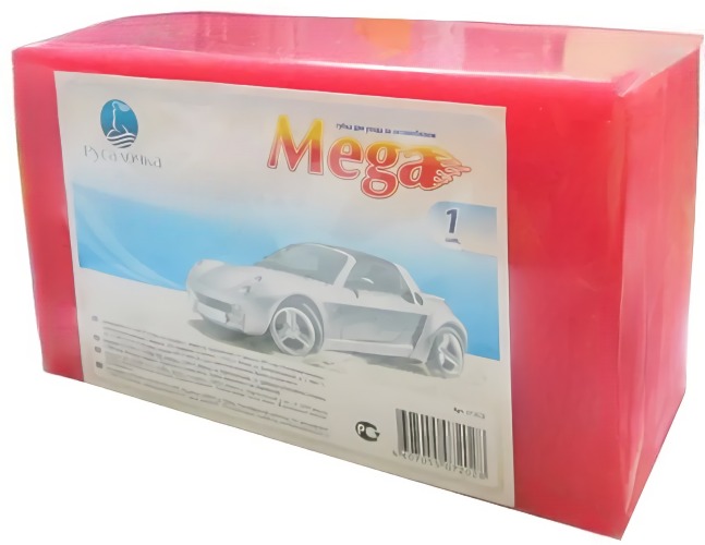 Губки для автомобиля Прямоугольная Мега 1шт