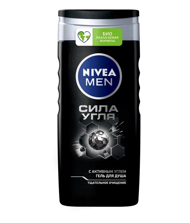 Гель для душа Сила угля для мужчин 250мл 84045