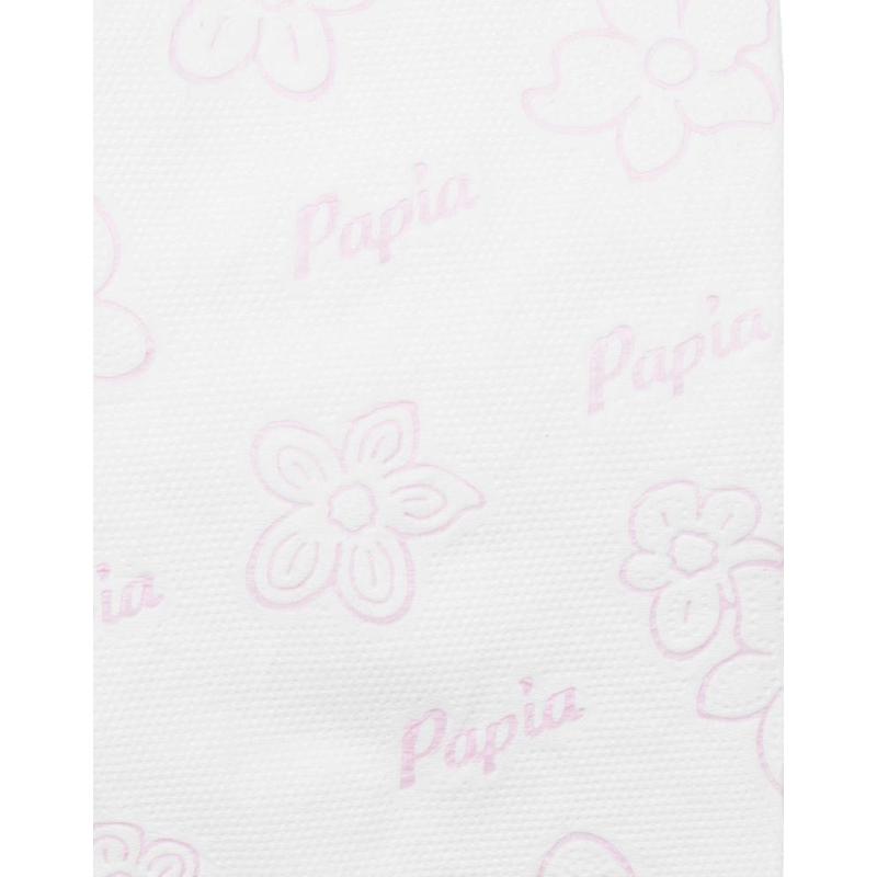 Туалетная бумага "Papia/Secret Garden" белая трёхслойная 4 шт 